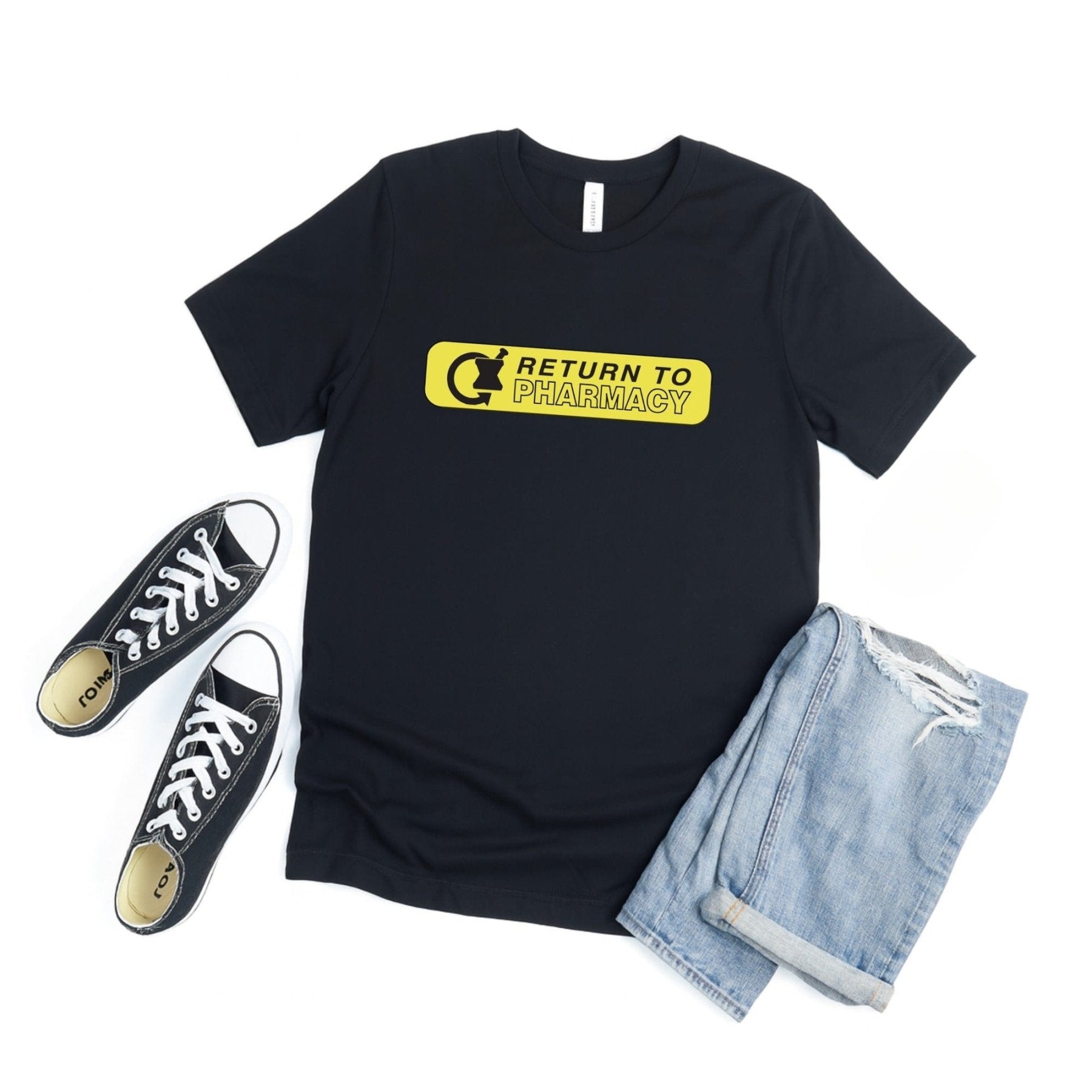 Return to Pharmacy Auxiliary Label Tee - Adverse Reactions