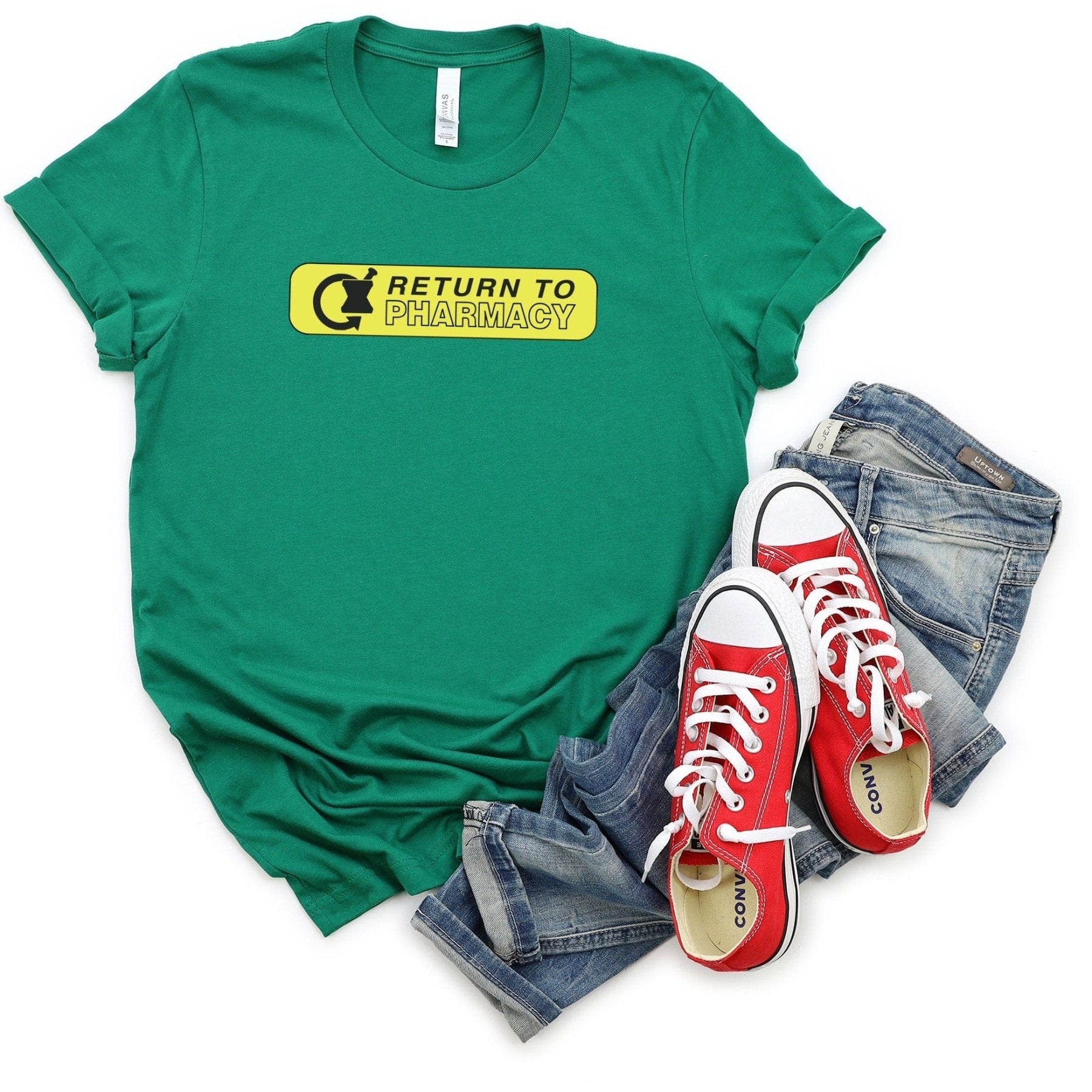 Return to Pharmacy Auxiliary Label Tee - Adverse Reactions