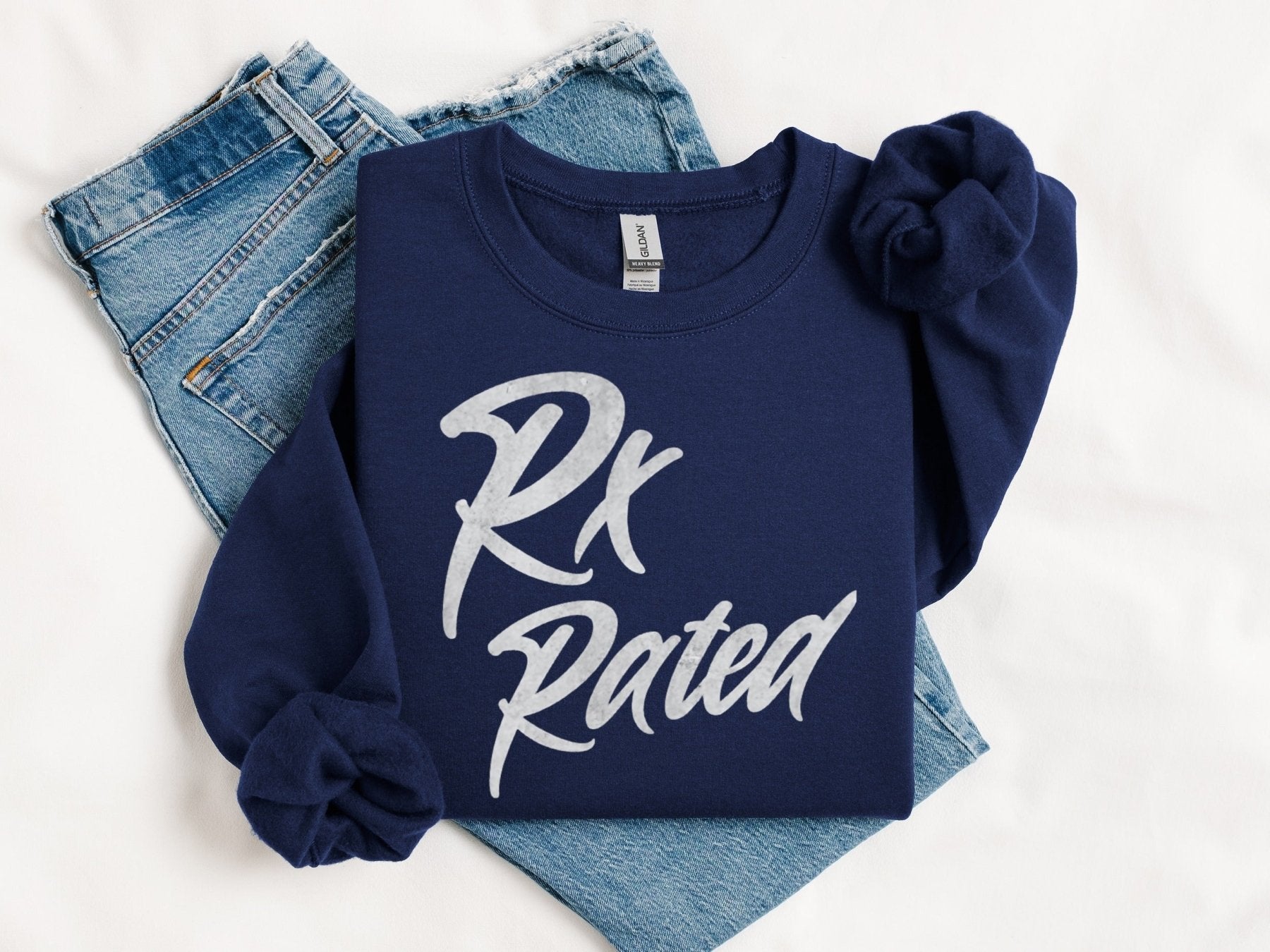 Rx Rated Sweatshirt - Adverse Reactions - Pharmacy Apparel for Pharmacists, Techs & Students