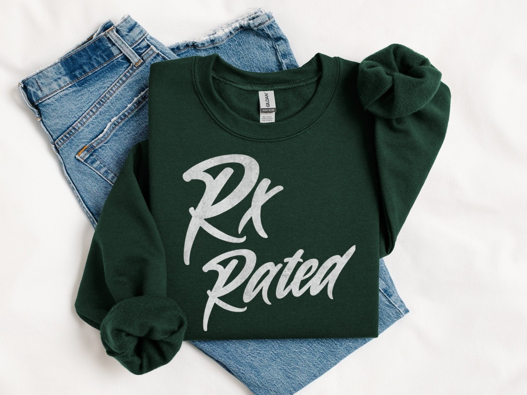 Rx Rated Sweatshirt - Adverse Reactions - Pharmacy Apparel for Pharmacists, Techs & Students