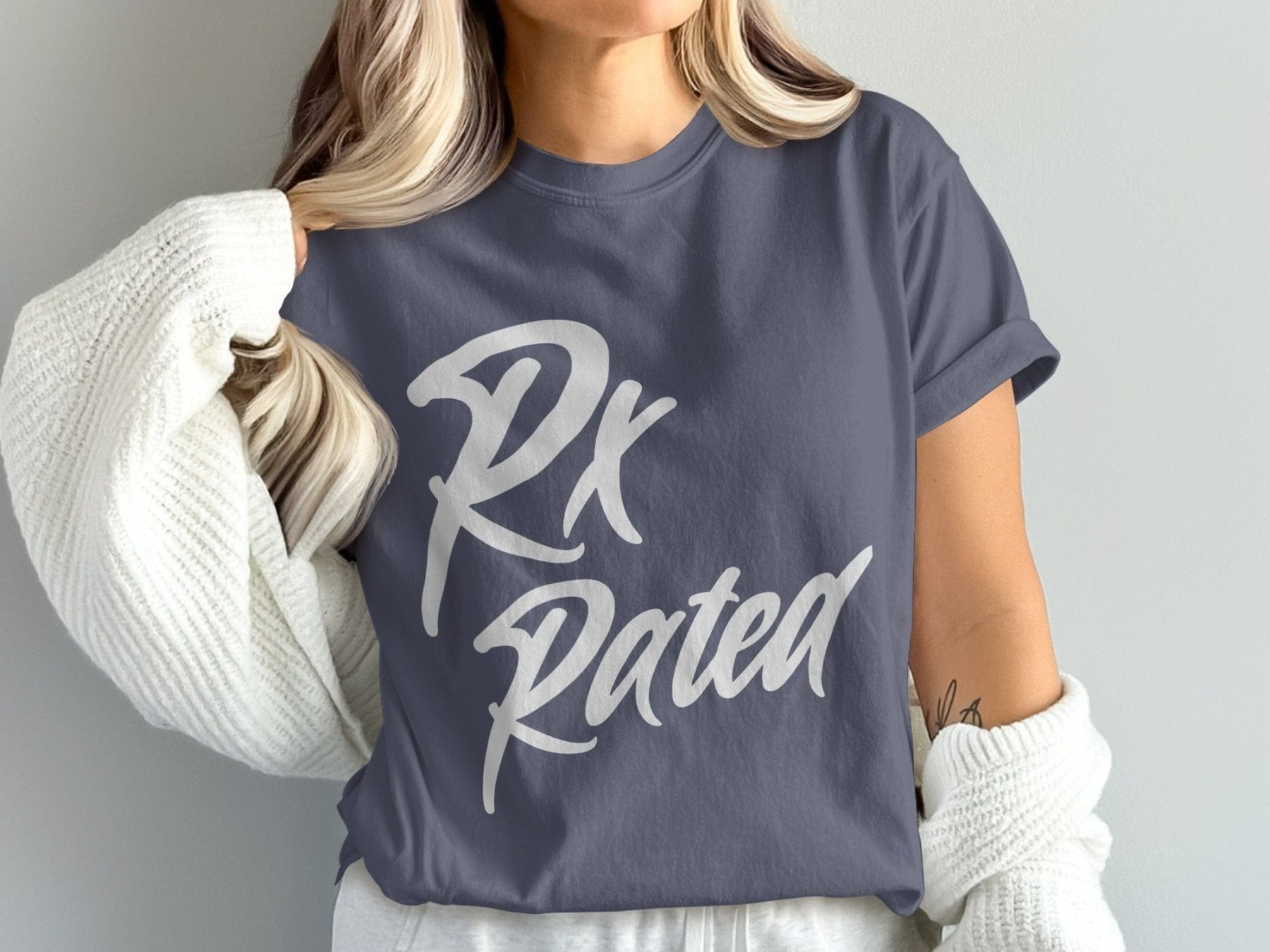 Rx Rated Tee - Pharmacy Apparel for Pharmacists, Techs & Students