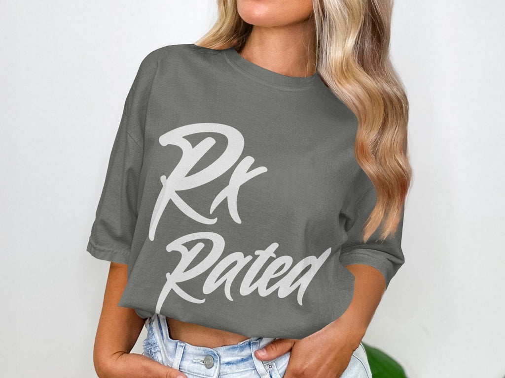 Rx Rated Tee - Pharmacy Apparel for Pharmacists, Techs & Students