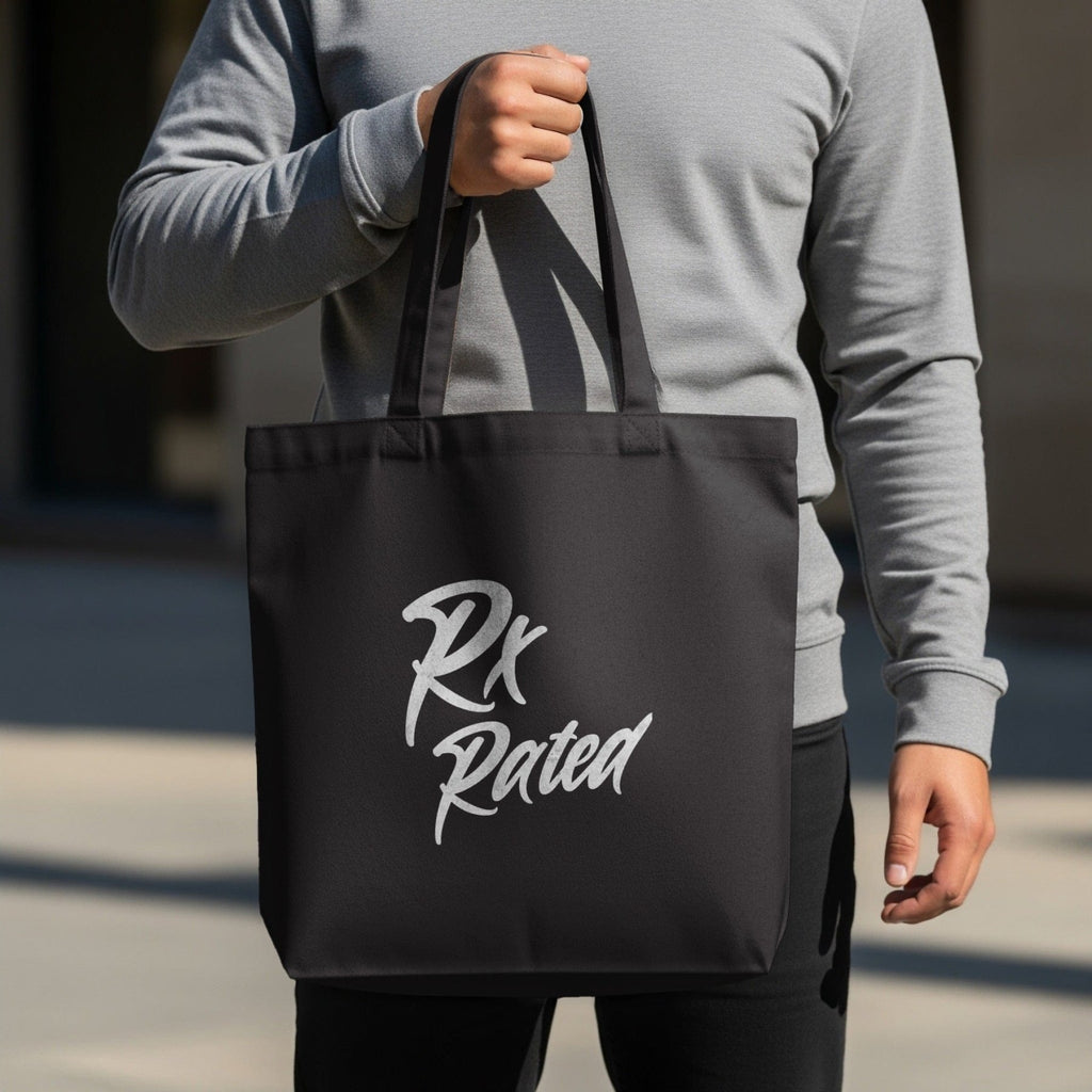 Rx Rated Tote Bag - Adverse Reactions - Pharmacy Apparel for Pharmacists, Techs & Students