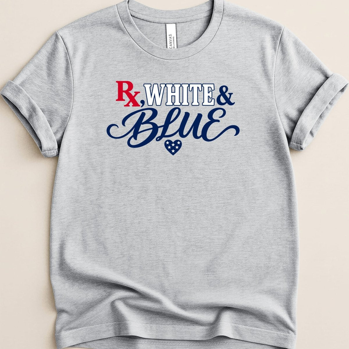 Rx, White & Blue Tee - Adverse Reactions