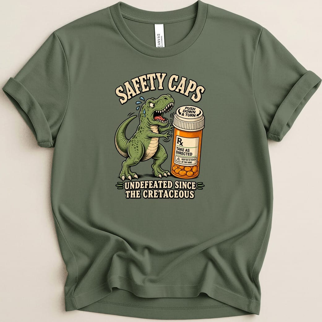 Safety Cap Dino Tee - Adverse Reactions