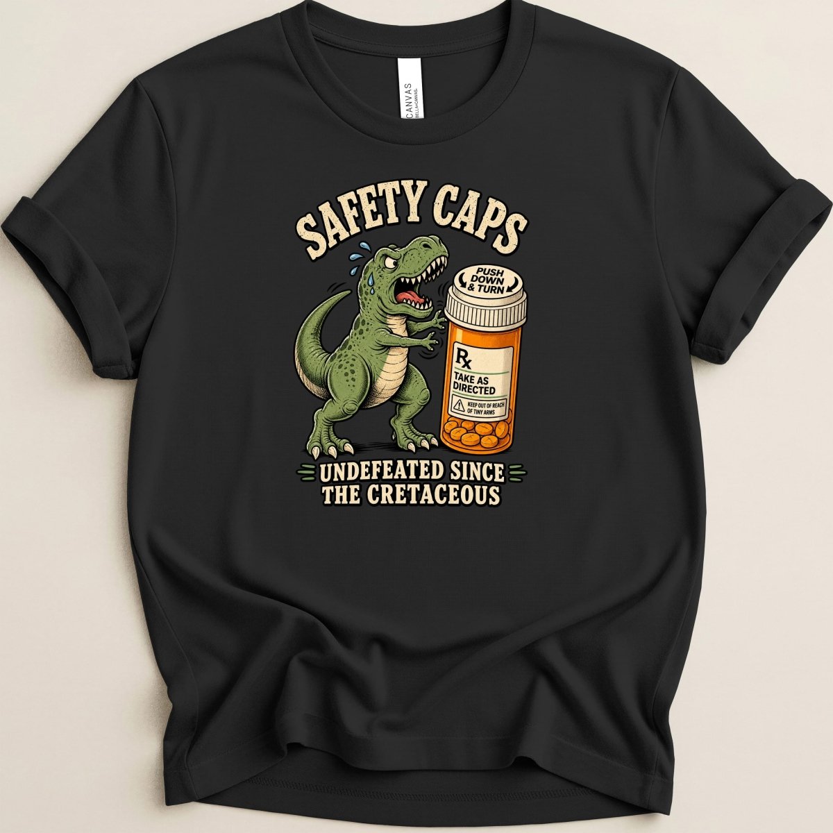 Safety Cap Dino Tee - Adverse Reactions