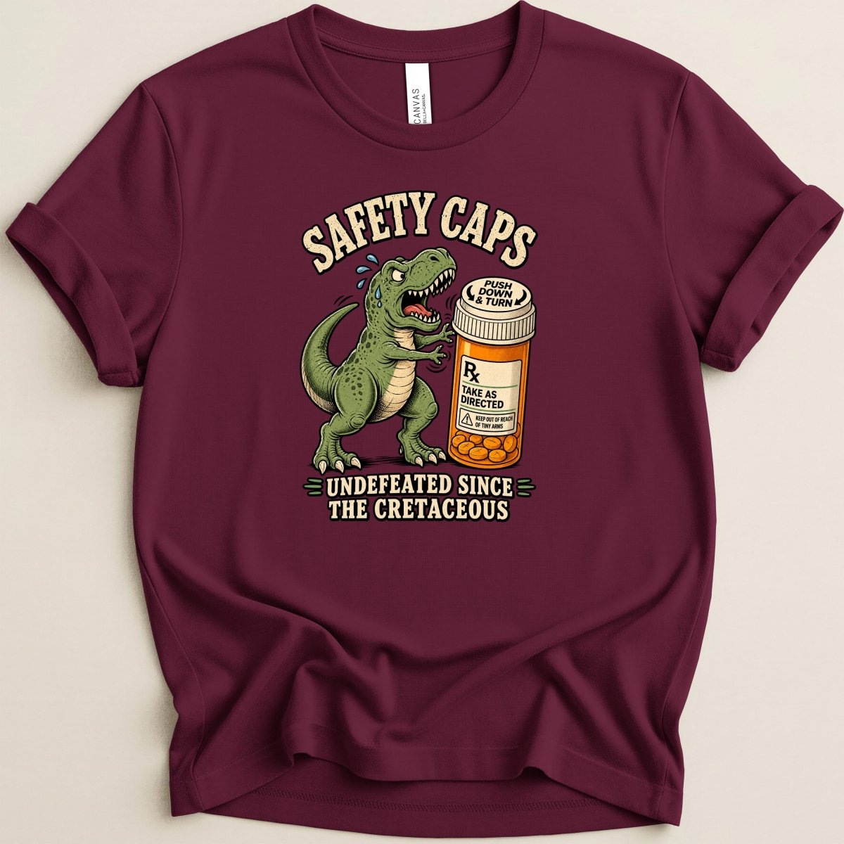 Safety Cap Dino Tee - Adverse Reactions