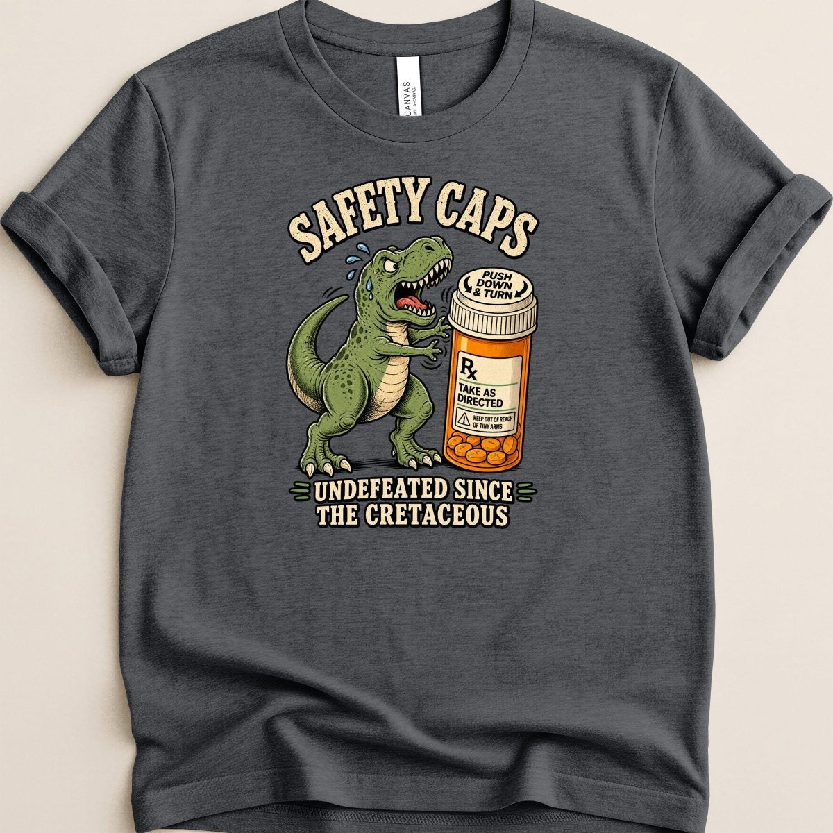 Safety Cap Dino Tee - Adverse Reactions