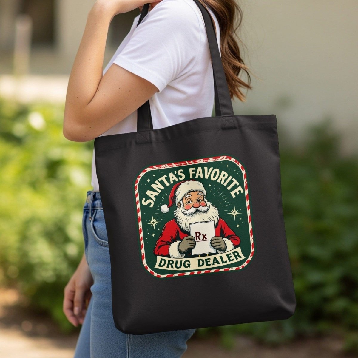 Santa’s Favorite Drug Dealer Tote Bag - Adverse Reactions