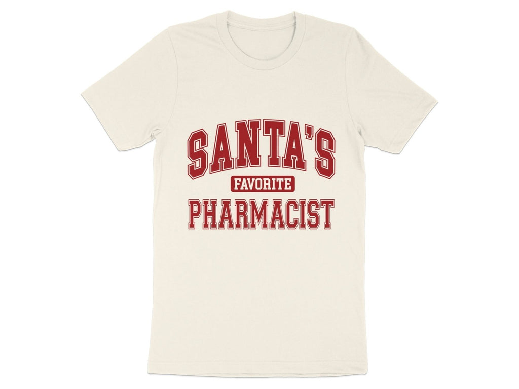 Santa’s Favorite Pharmacist Tee v1 - Adverse Reactions - Pharmacy Apparel for Pharmacists, Techs & Students