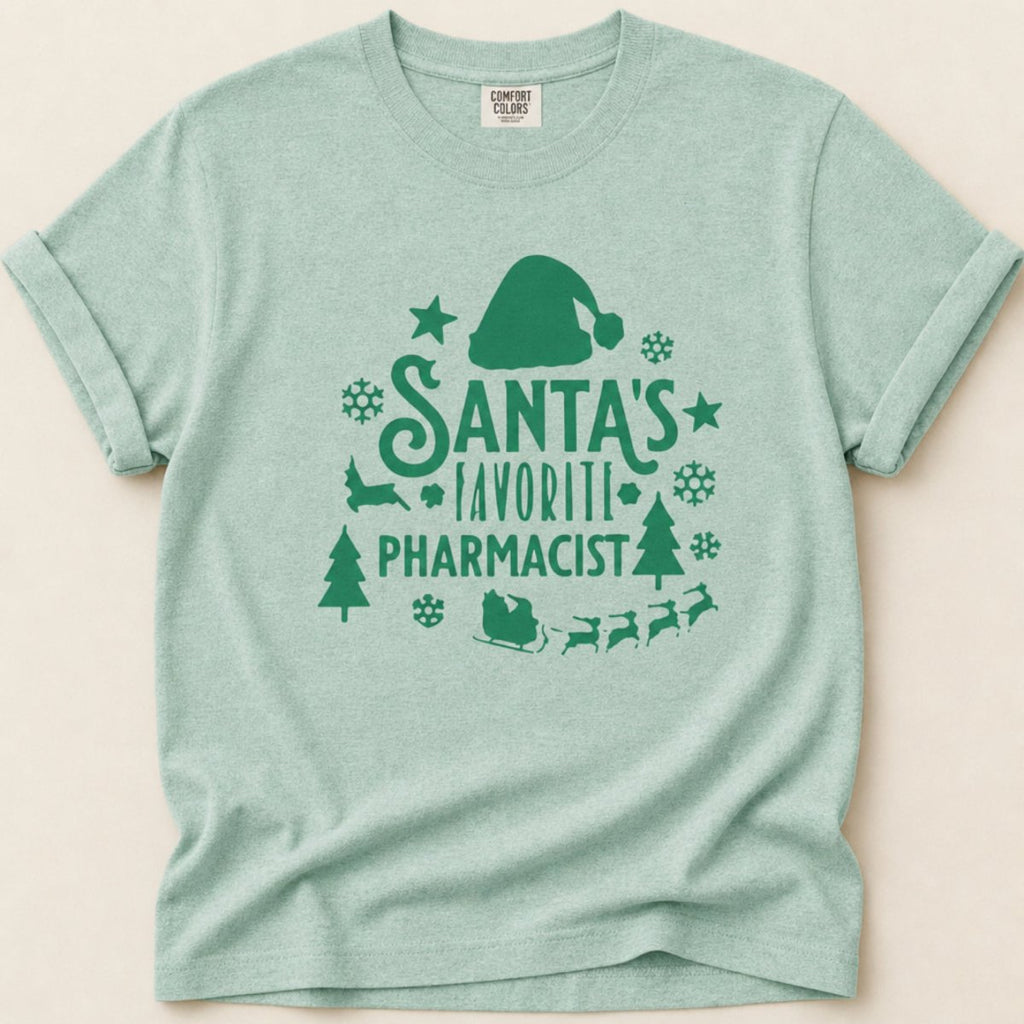 Santa’s Favorite Pharmacist v4 Tee - Adverse Reactions
