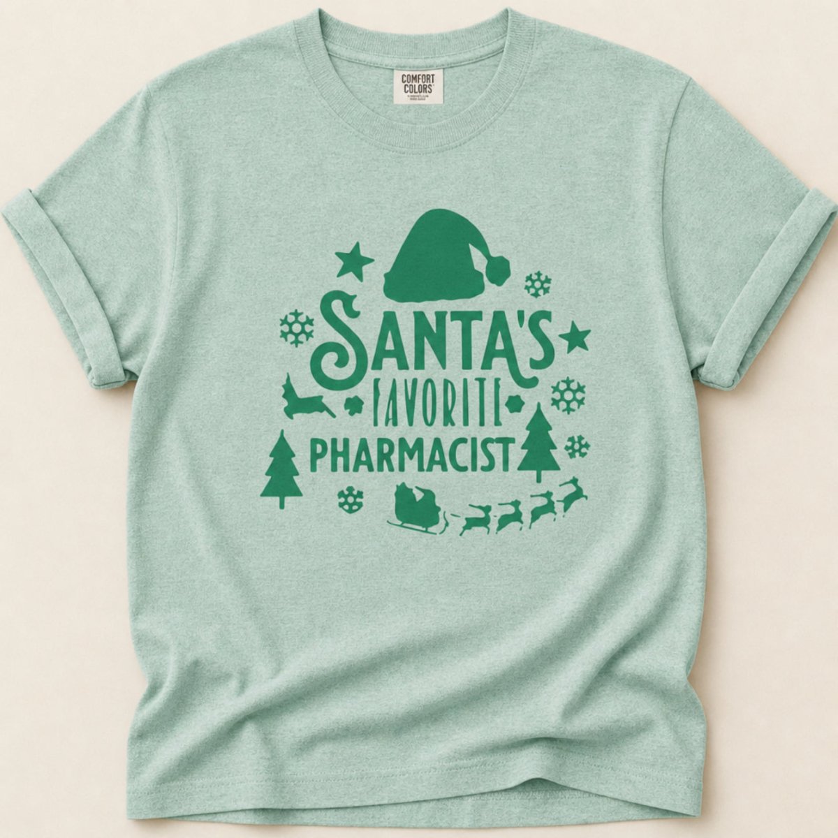 Santa’s Favorite Pharmacist v4 Tee - Adverse Reactions
