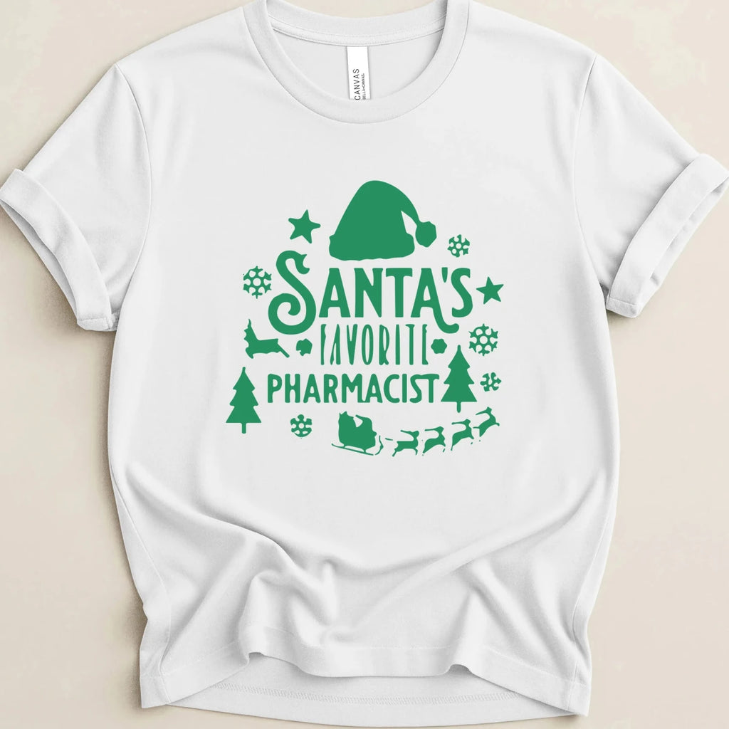 Santa’s Favorite Pharmacist v4 Tee - Adverse Reactions