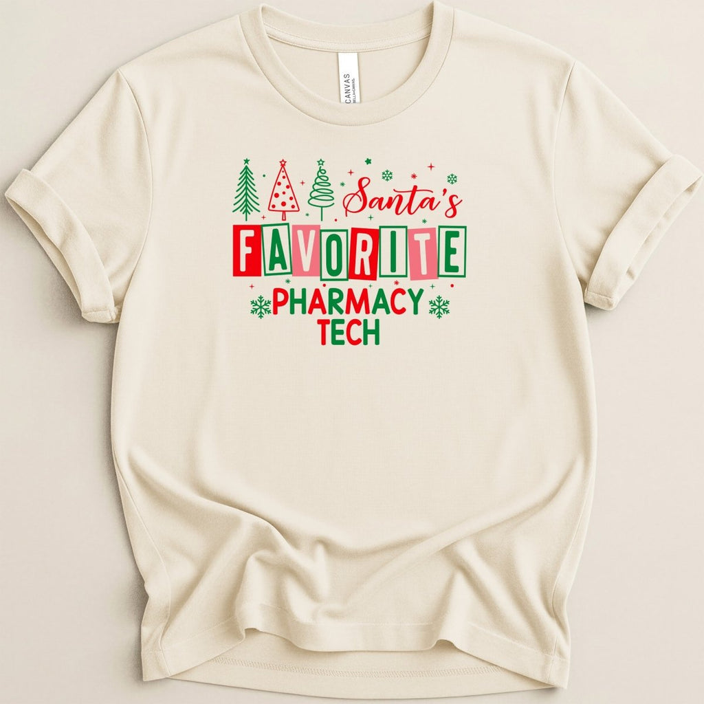Santa’s Favorite Pharmacy Tech Tee v2 - Adverse Reactions