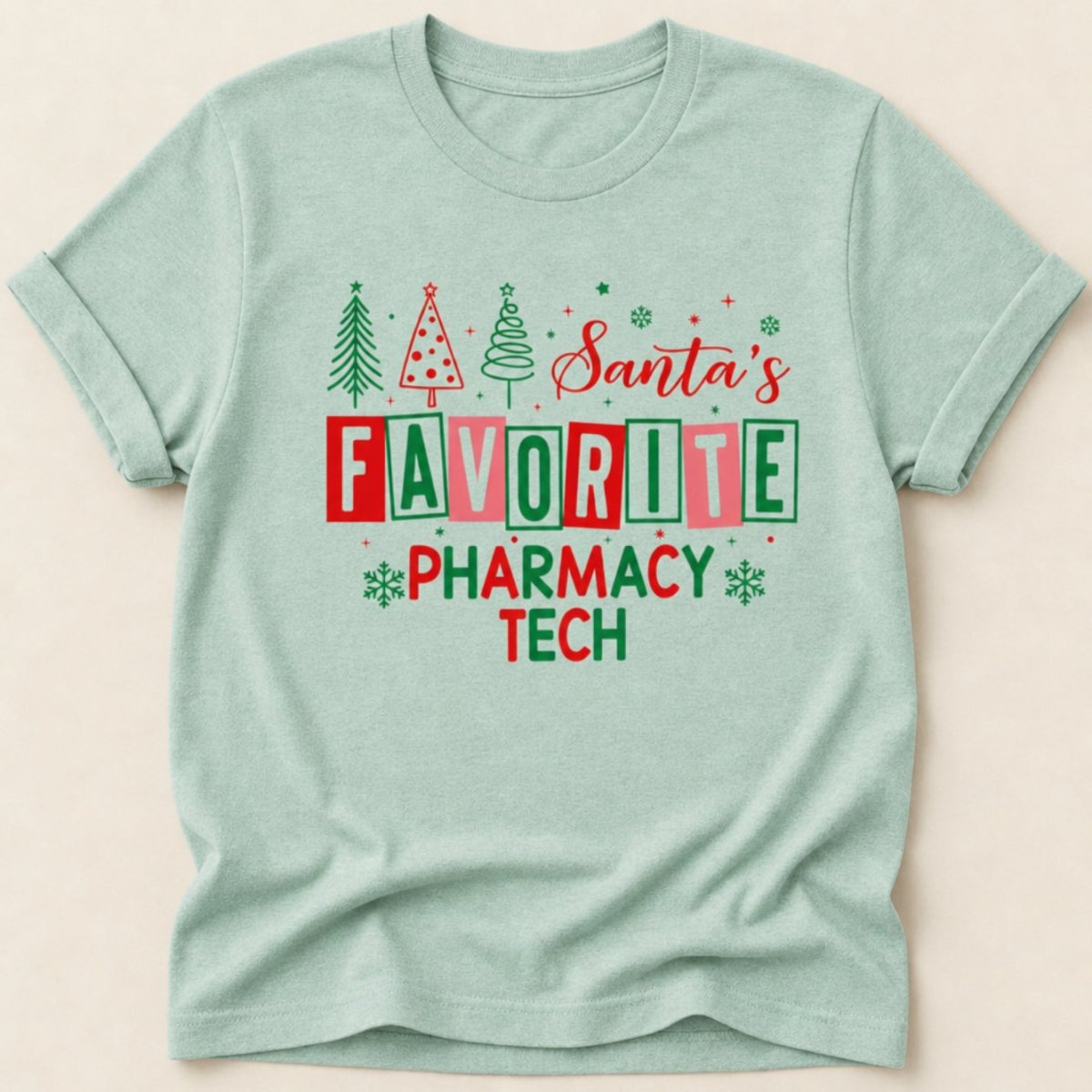 Santa’s Favorite Pharmacy Tech Tee v2 - Adverse Reactions