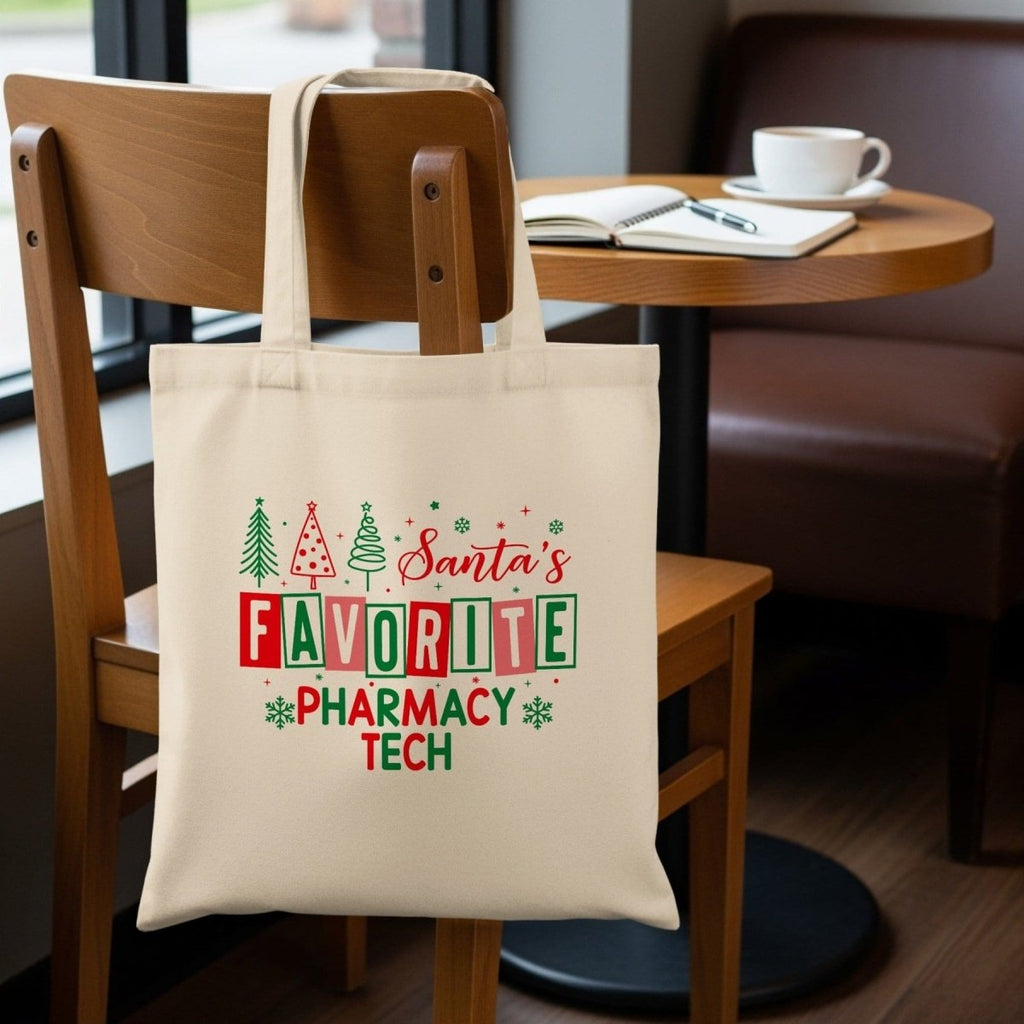 Santa’s Favorite Pharmacy Tech Tote Bag - Adverse Reactions