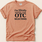 Silently Judging Your OTC Selections Tee - Adverse Reactions