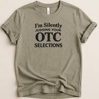 Silently Judging Your OTC Selections Tee - Adverse Reactions