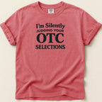 Silently Judging Your OTC Selections Tee - Adverse Reactions