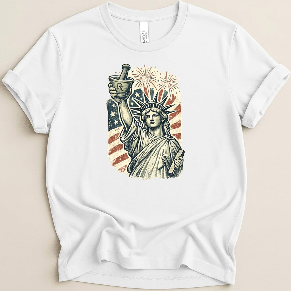 Statue of Liberty Pharmacy Tee - Adverse Reactions