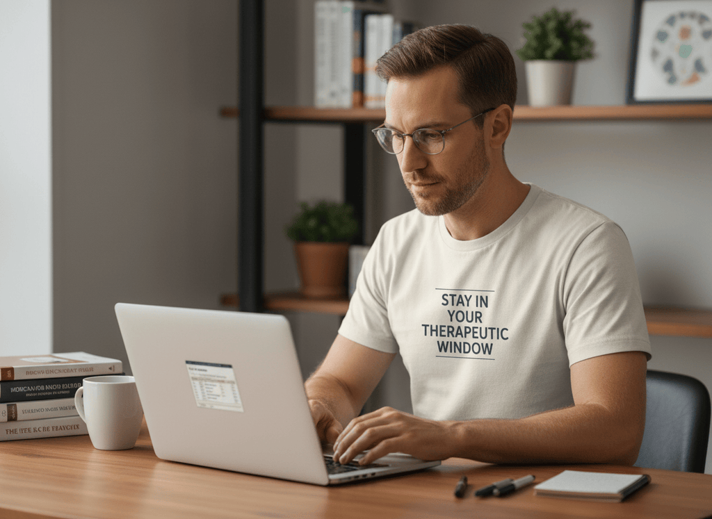 Stay in Your Therapeutic Window Tee - Adverse Reactions - Pharmacy Apparel for Pharmacists, Techs & Students