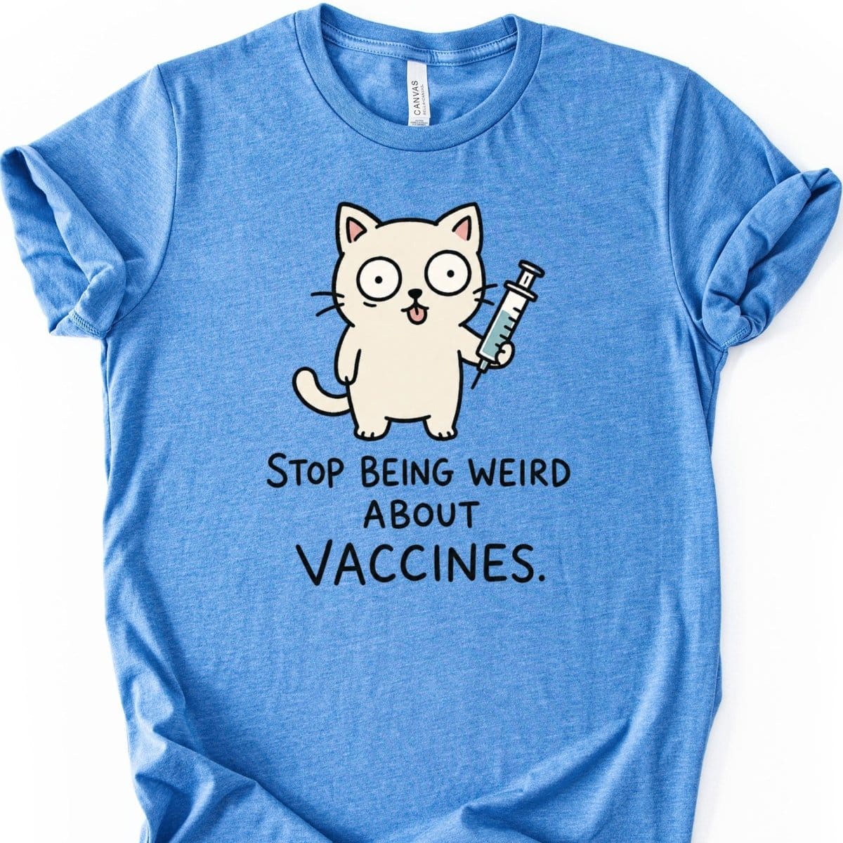 Stop Being Weird Cat Tee - Adverse Reactions