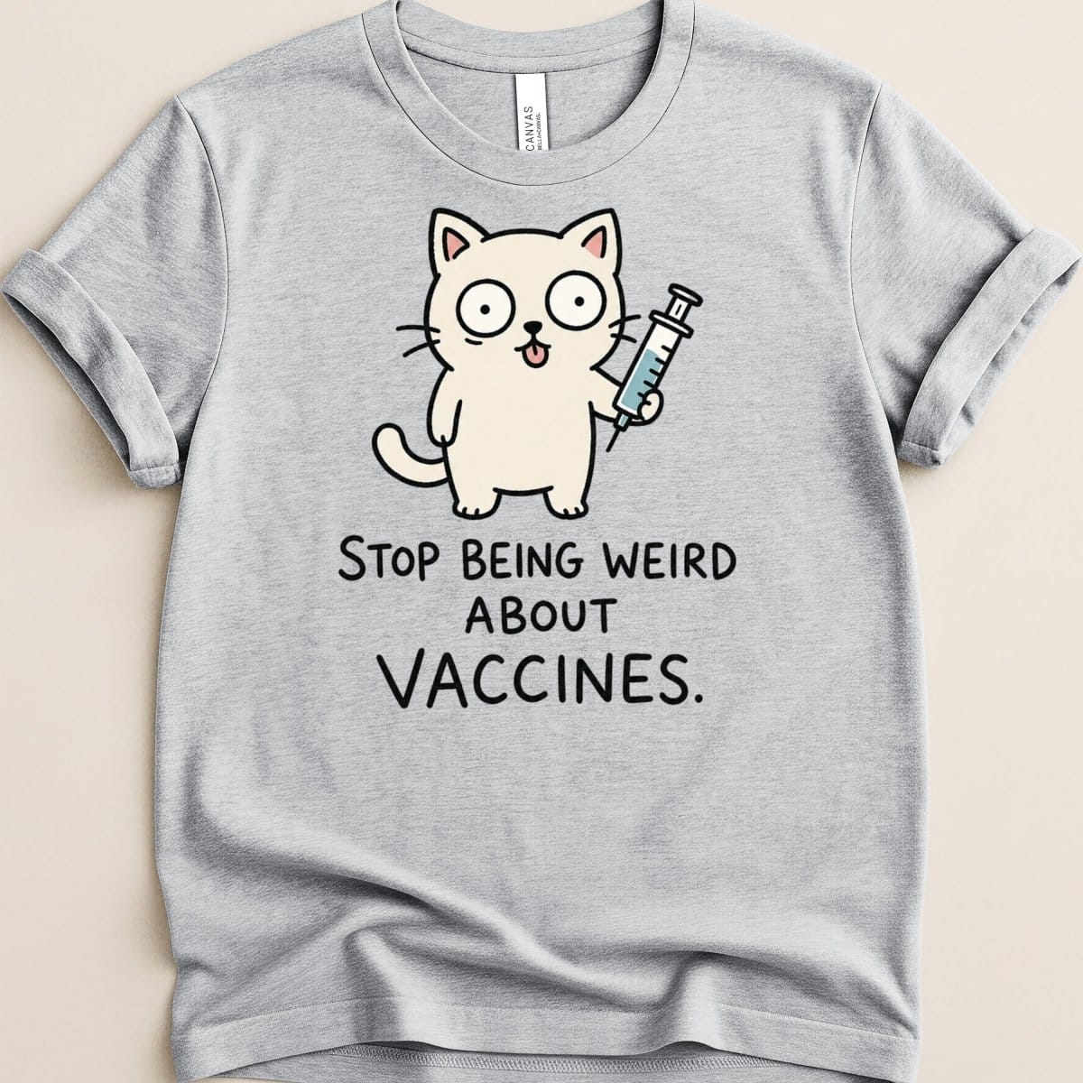Stop Being Weird Cat Tee - Adverse Reactions