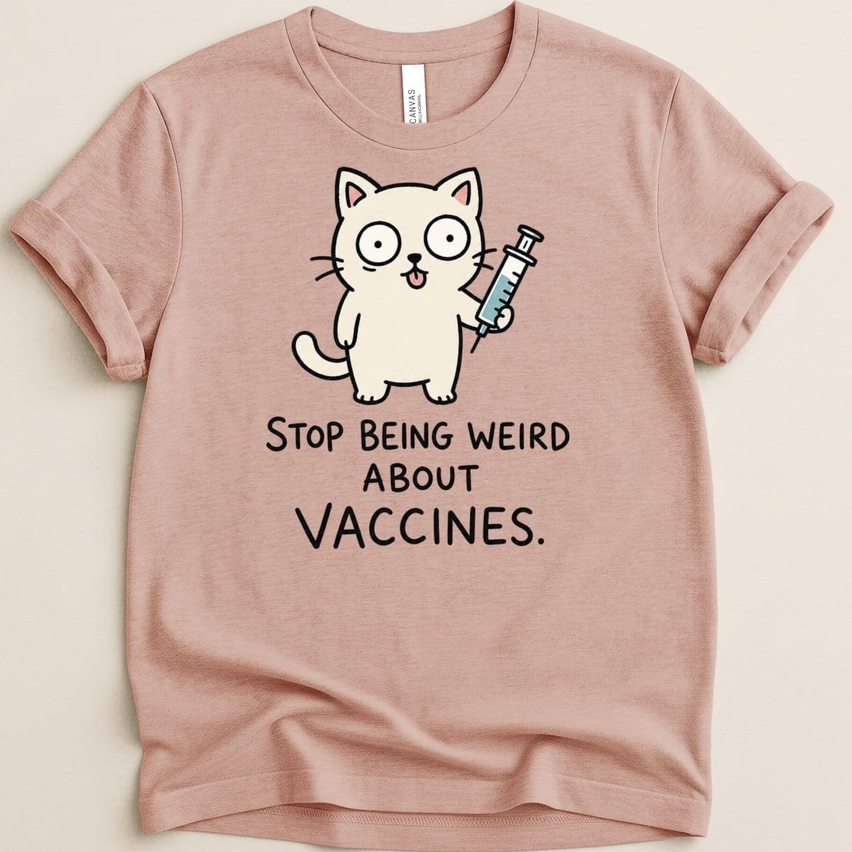 Stop Being Weird Cat Tee - Adverse Reactions