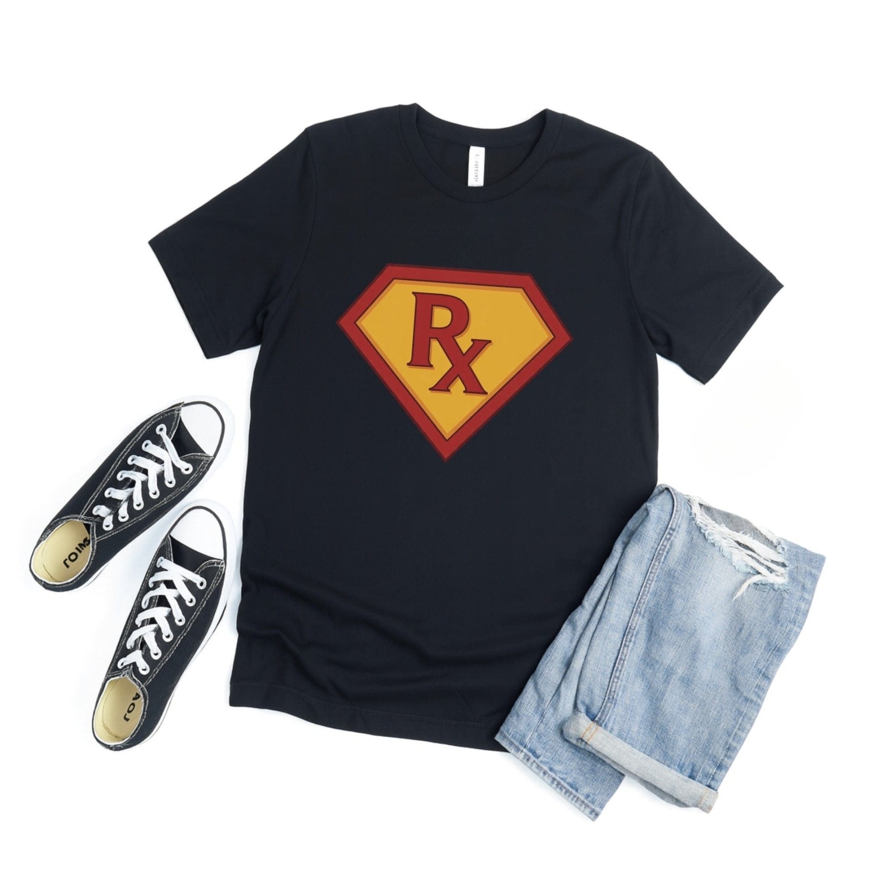 Super Rx Pharmacist Tee - Adverse Reactions - Pharmacy Apparel for Pharmacists, Techs & Students
