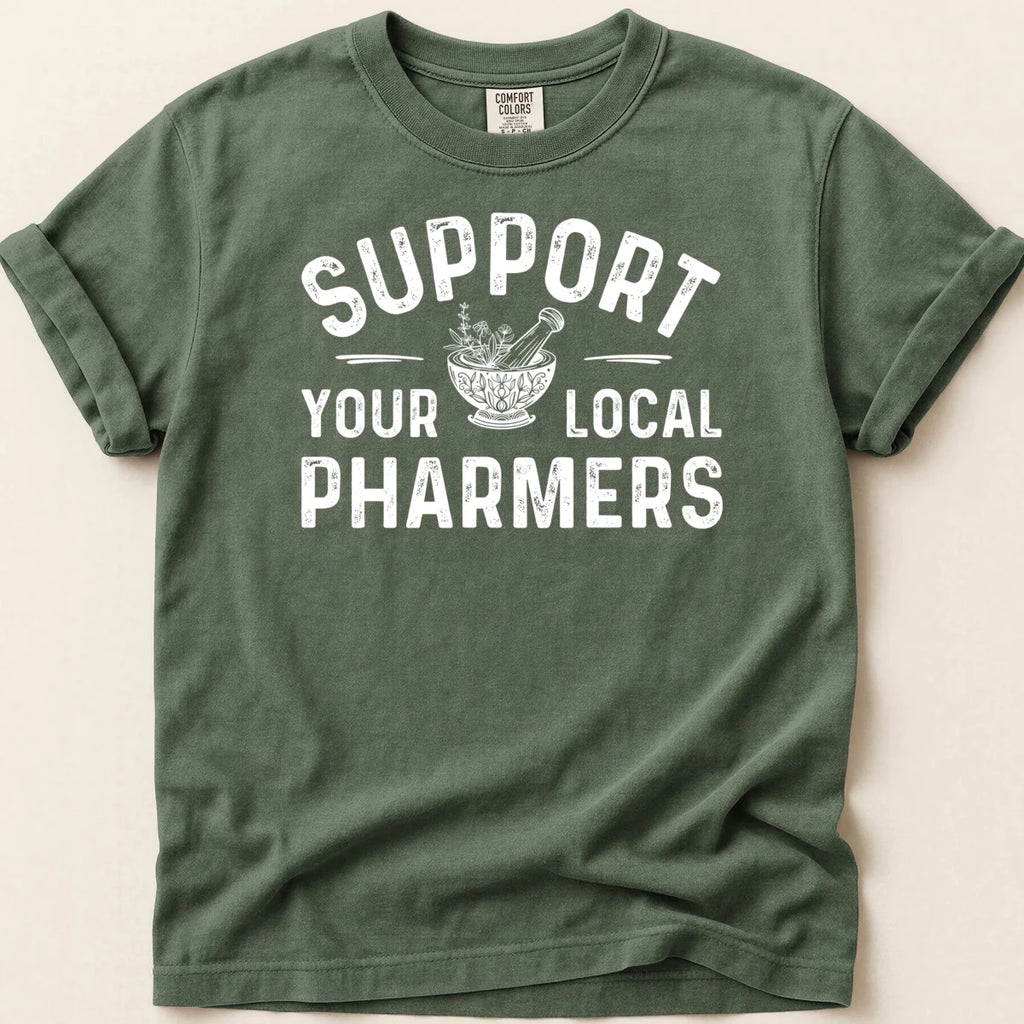 Support Your Local Pharmers Tee - Adverse Reactions