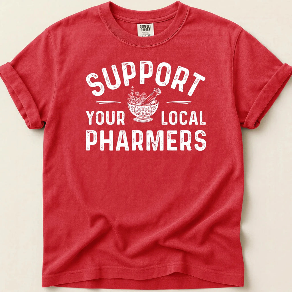 Support Your Local Pharmers Tee - Adverse Reactions