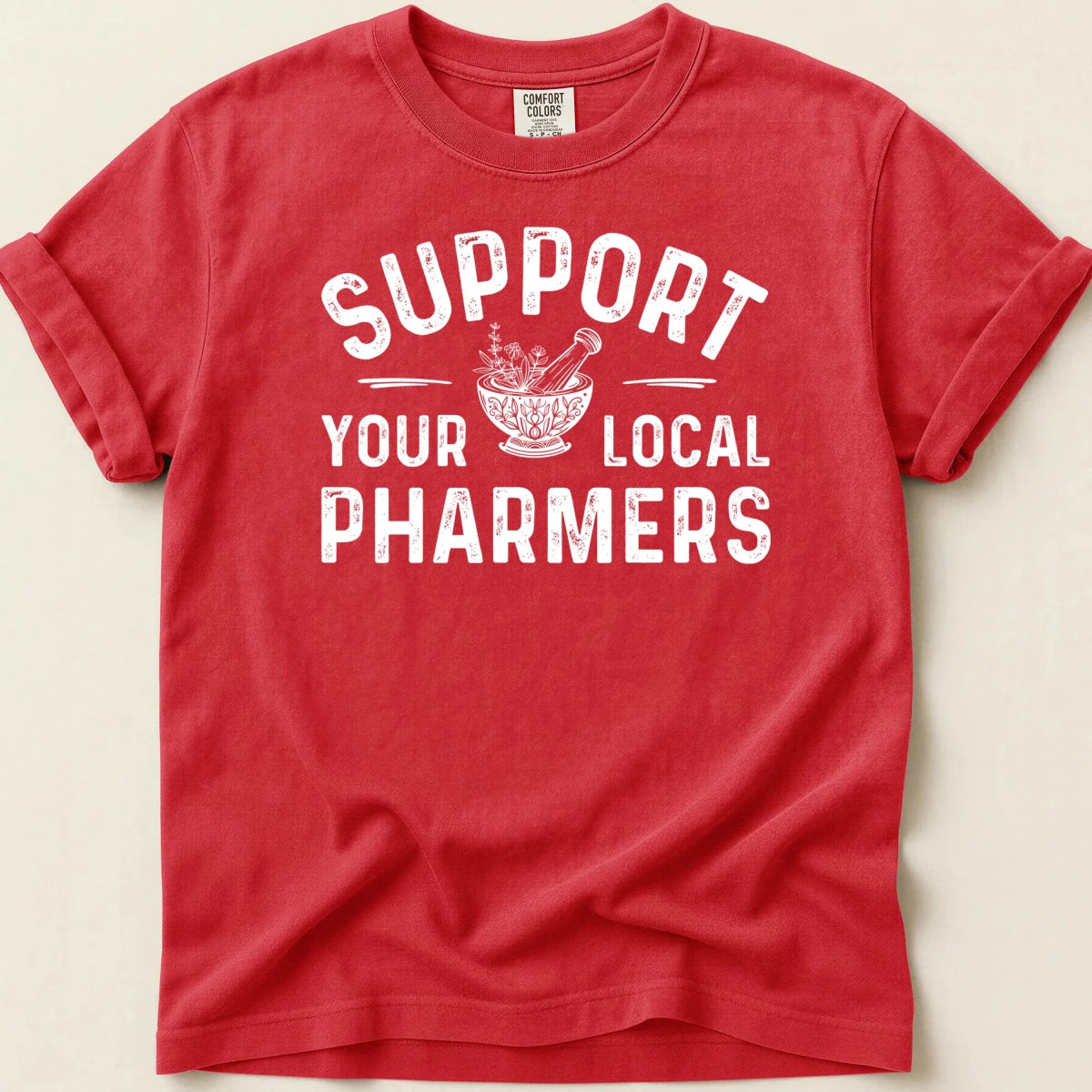 Support Your Local Pharmers Tee - Adverse Reactions