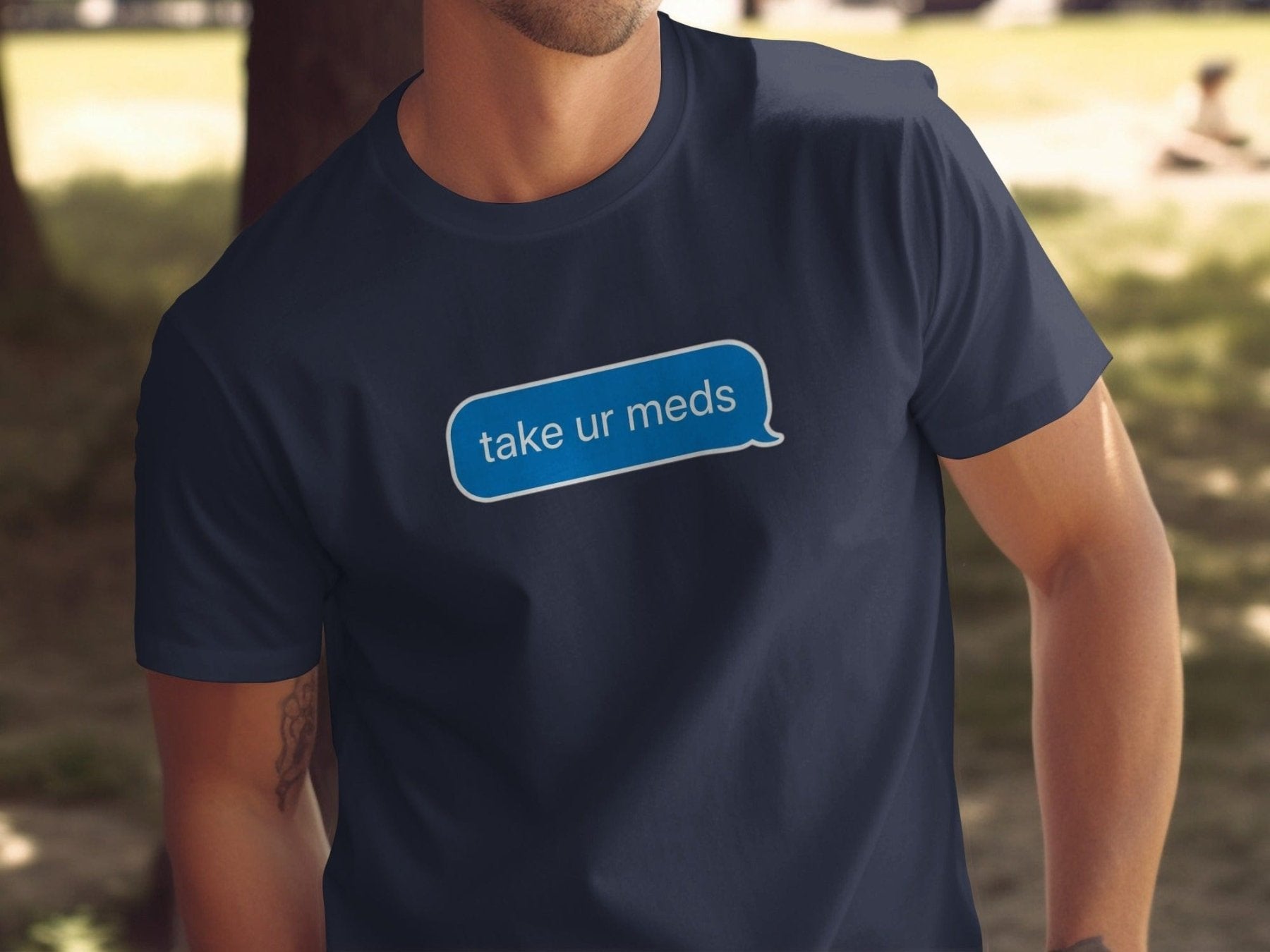 Take Ur Meds Text Bubble Tee - Pharmacy Apparel for Pharmacists, Techs & Students