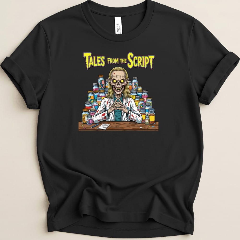 Tales from the Script Tee - Adverse Reactions