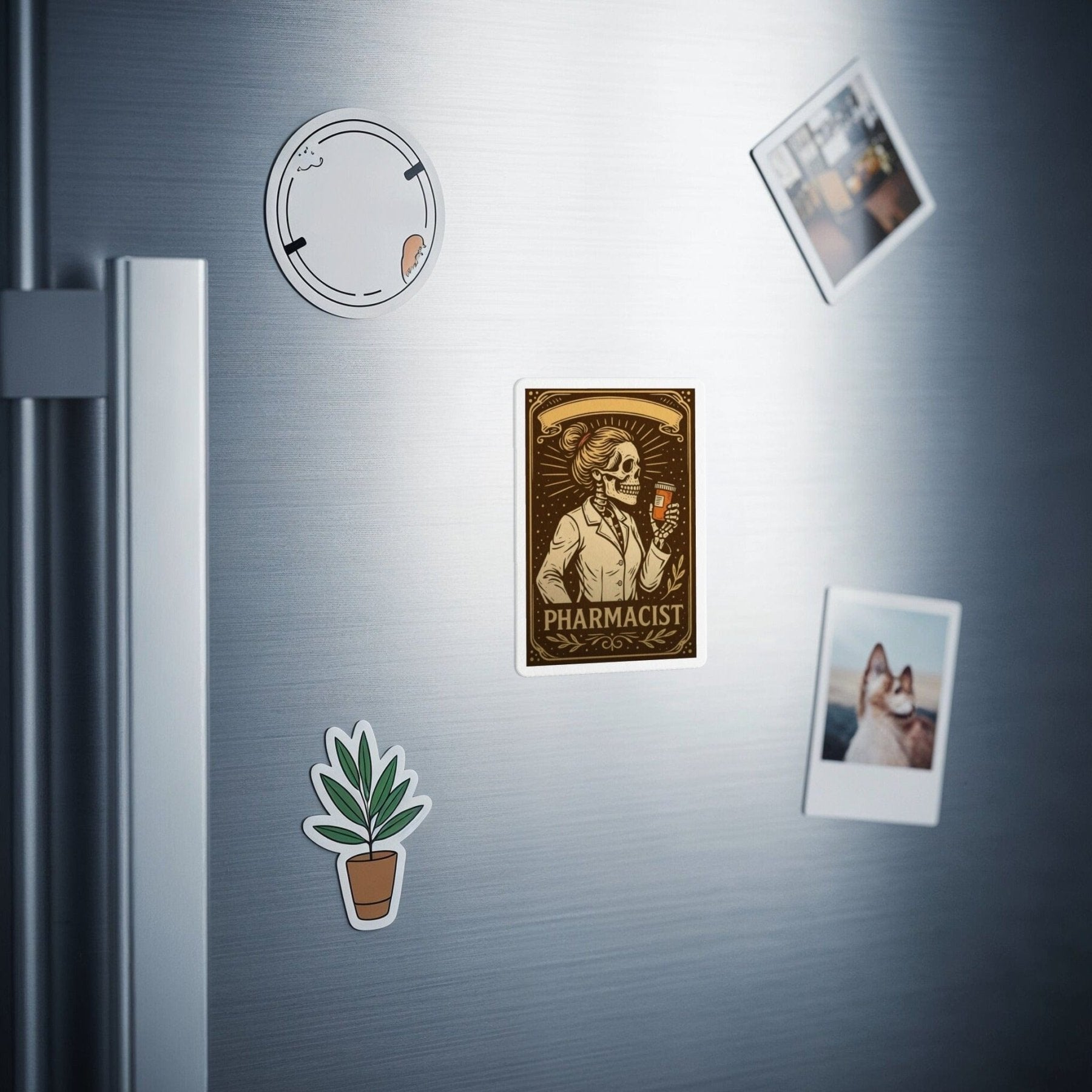 Tarot Apothecary Pharmacist Magnet - Adverse Reactions - Pharmacy Apparel for Pharmacists, Techs & Students
