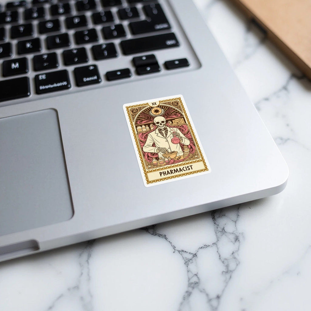 Tarot Pharmacist Sticker - Adverse Reactions - Pharmacy Apparel for Pharmacists, Techs & Students