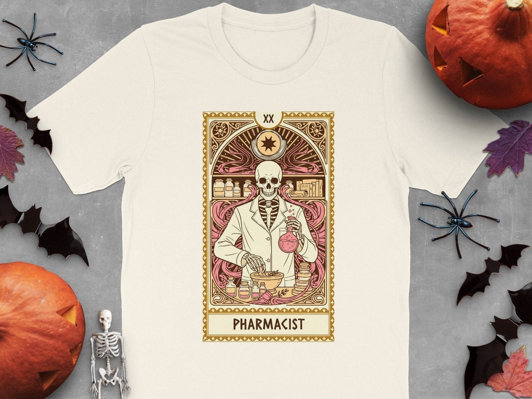 Tarot Pharmacist Tee - Adverse Reactions - Pharmacy Apparel for Pharmacists, Techs & Students
