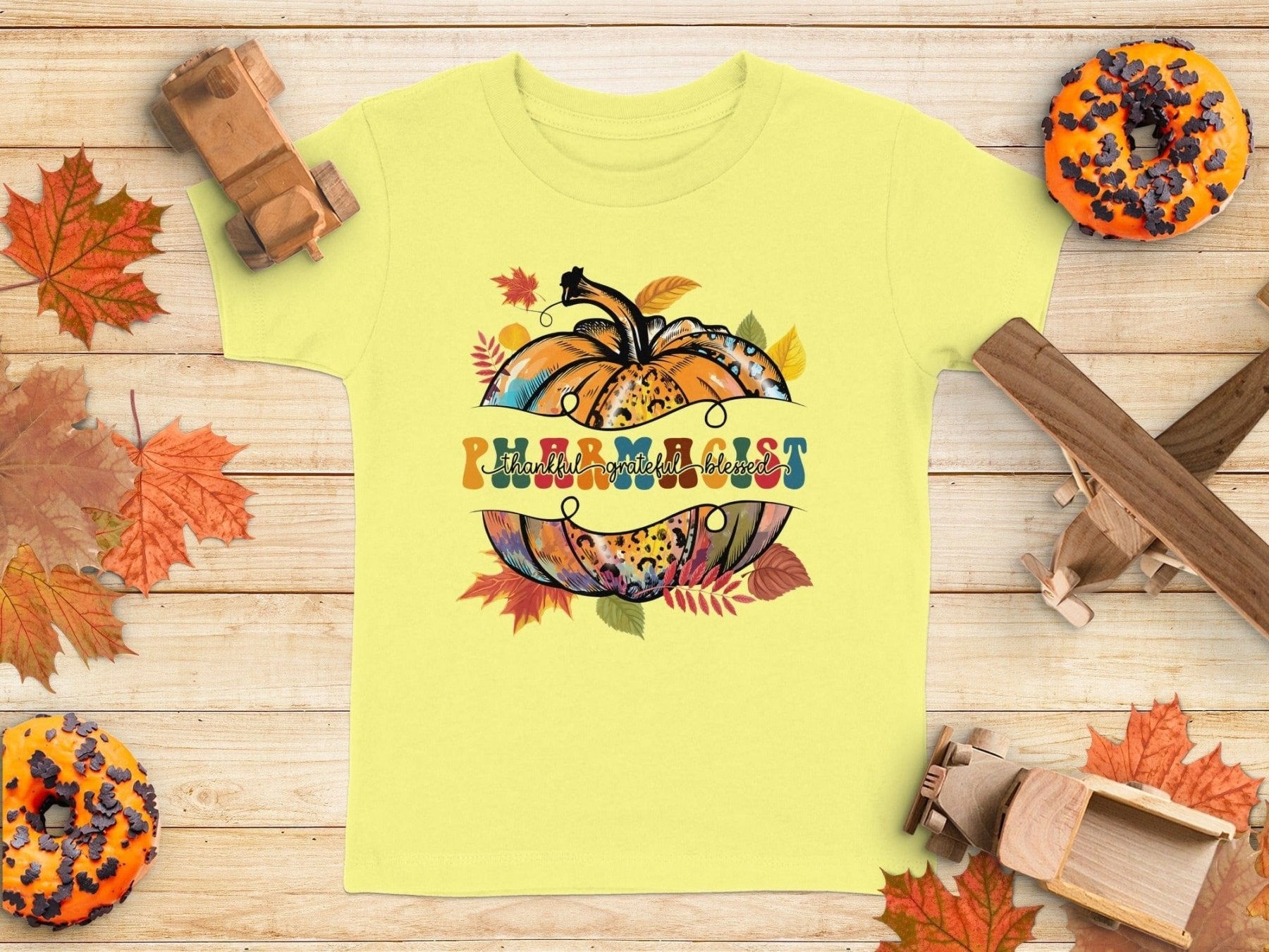Thankful Grateful Blessed Pharmacist Tee - Adverse Reactions - Pharmacy Apparel for Pharmacists, Techs & Students