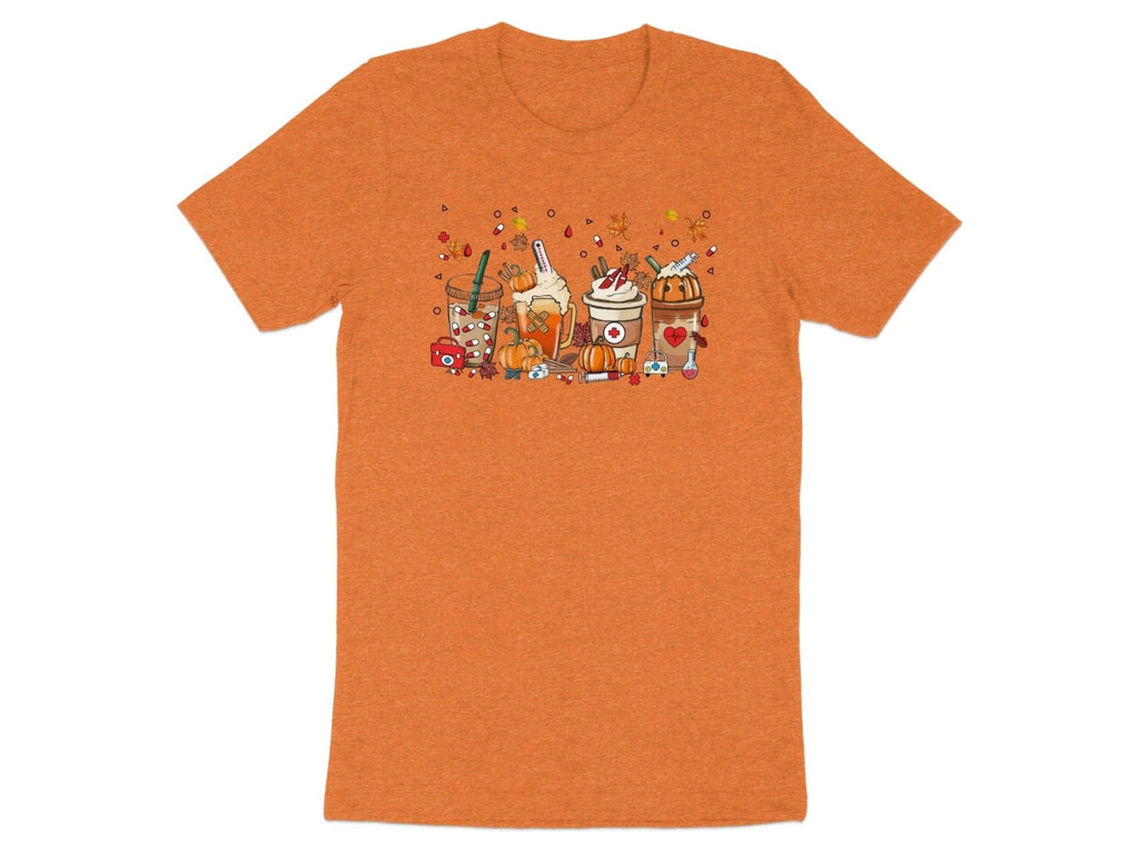 Thankful Pharmacy Fall Drinks Tee - Adverse Reactions - Pharmacy Apparel for Pharmacists, Techs & Students