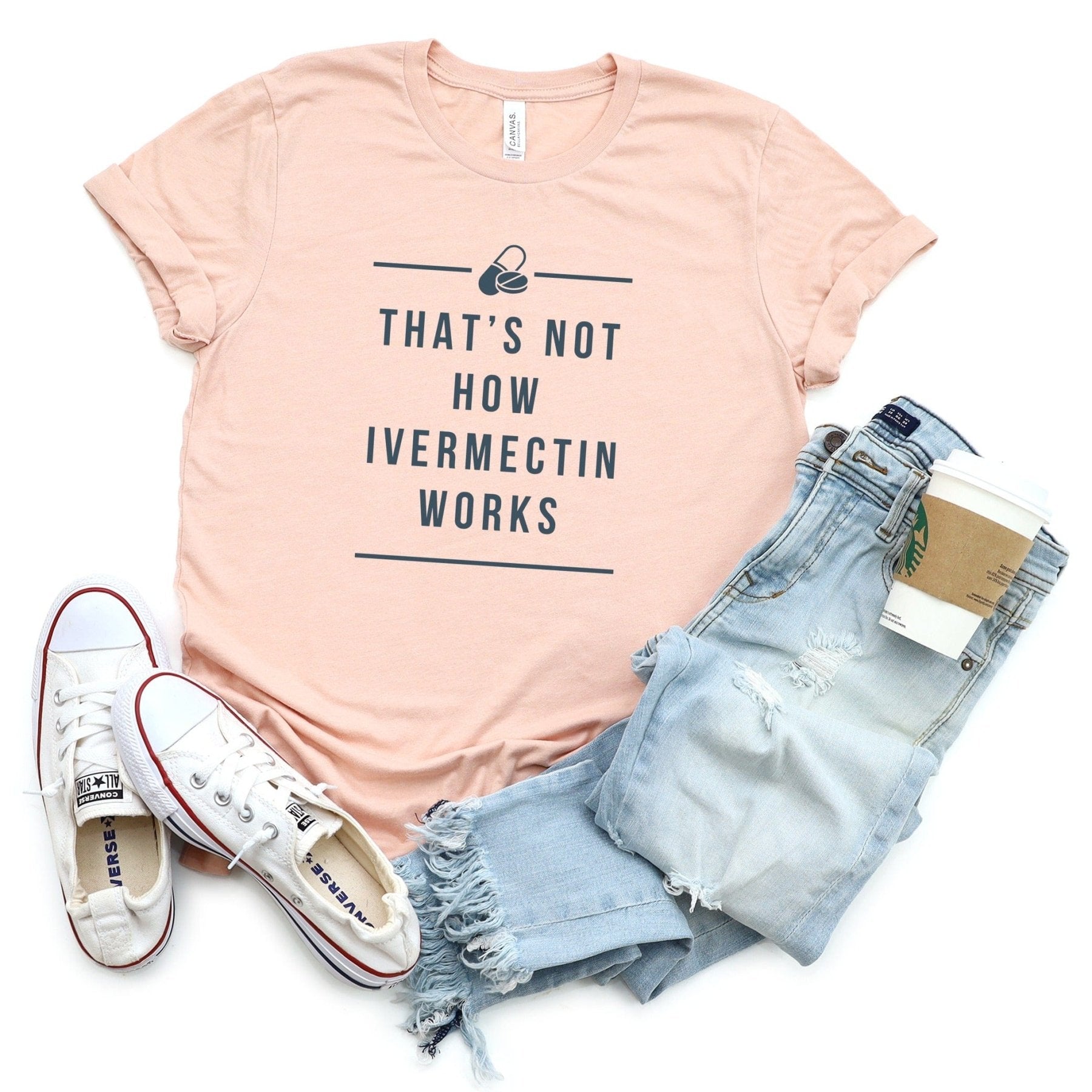 That’s Not How Ivermectin Works Tee - Adverse Reactions - Pharmacy Apparel for Pharmacists, Techs & Students