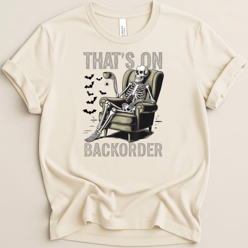 That’s On Backorder Skeleton Lounger Tee - Adverse Reactions