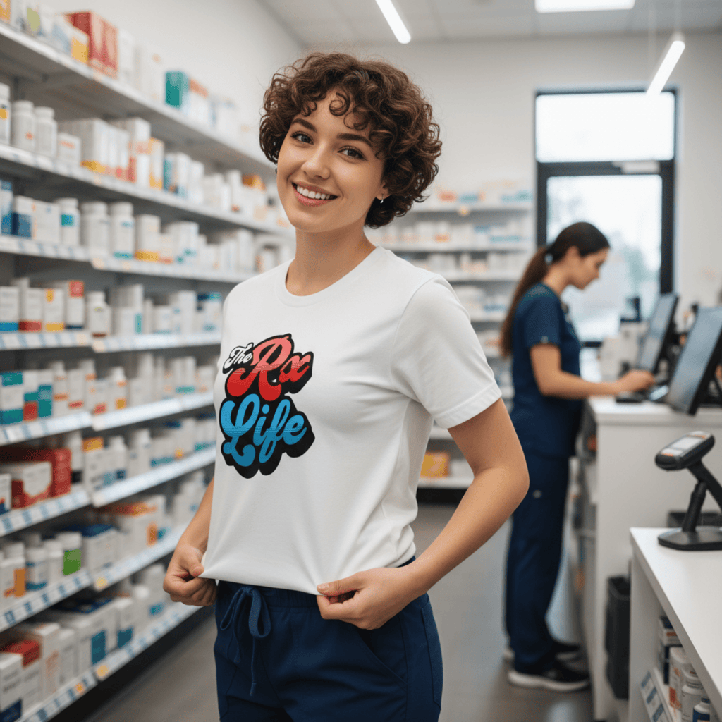 The Rx Life Tee - Pharmacy Apparel for Pharmacists, Techs & Students