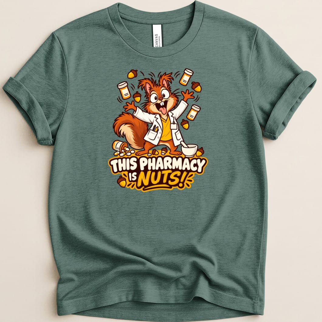 This Pharmacy is Nuts Tee - Adverse Reactions