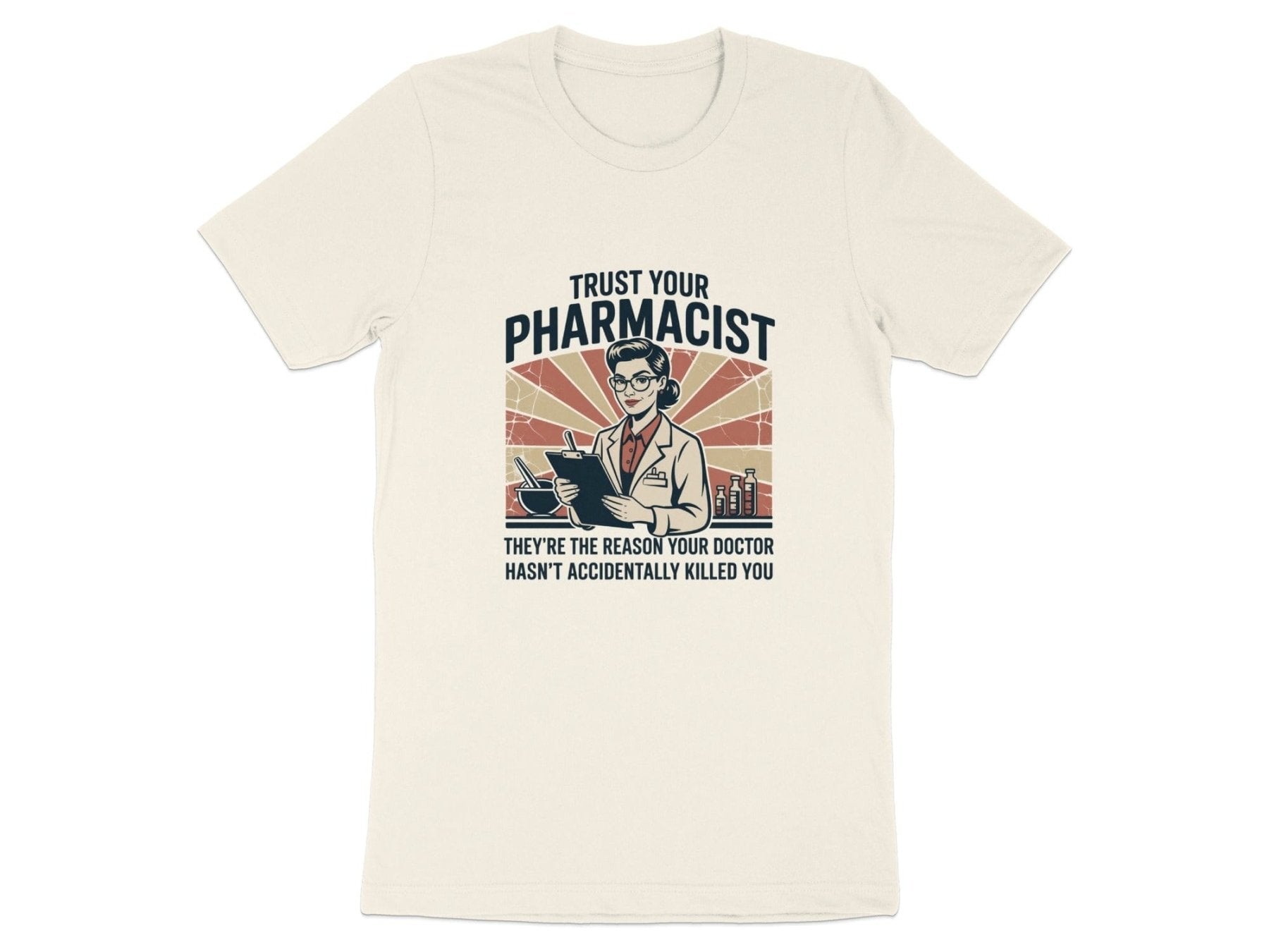 Trust Your Pharmacist Female Tee - Adverse Reactions - Pharmacy Apparel for Pharmacists, Techs & Students