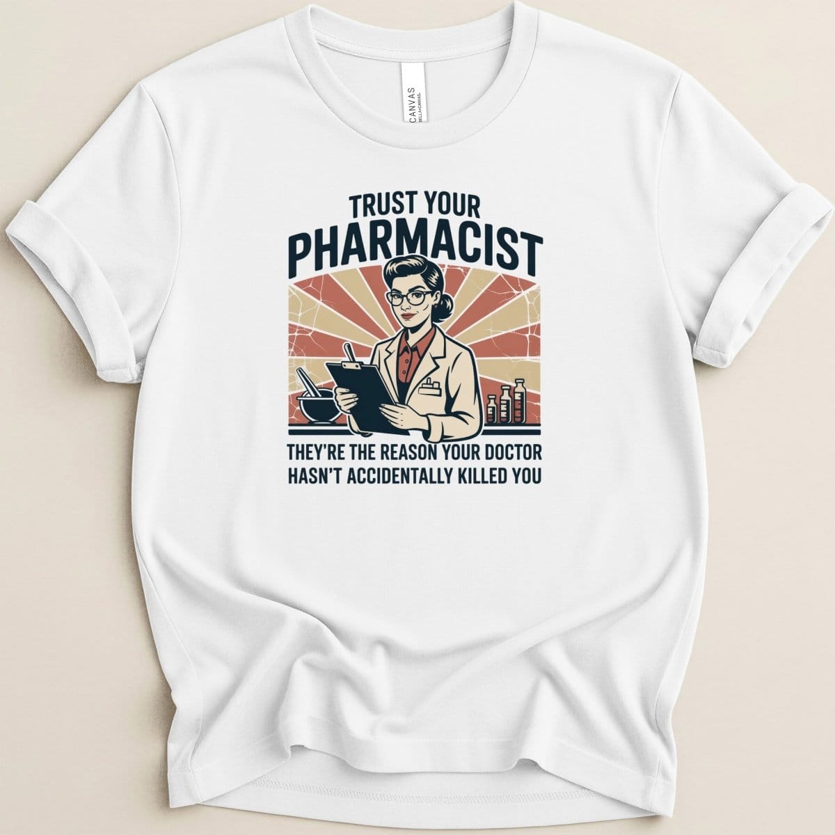 Trust Your Pharmacist Female Tee - Adverse Reactions