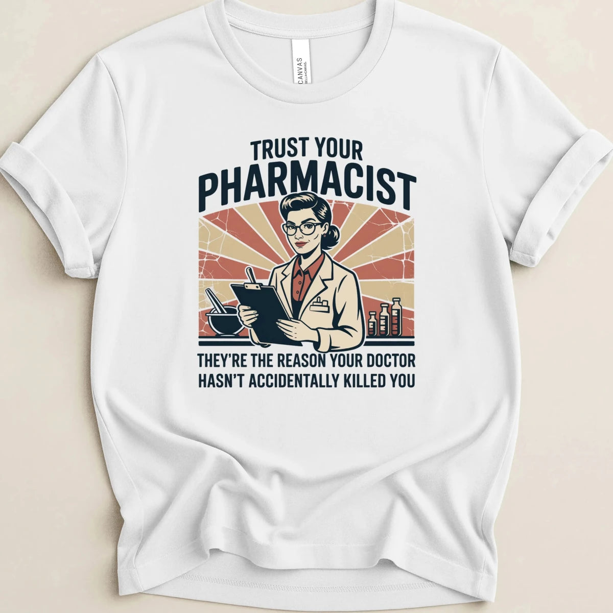 Trust Your Pharmacist Female Tee - Adverse Reactions