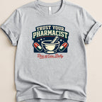 Trust Your Pharmacist Mortar & Pestle Tee - Adverse Reactions