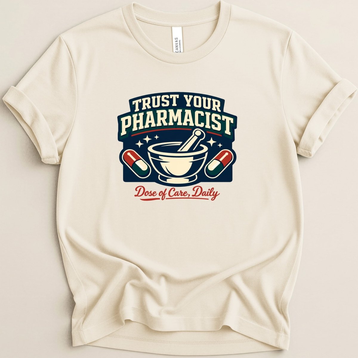 Trust Your Pharmacist Mortar & Pestle Tee - Adverse Reactions