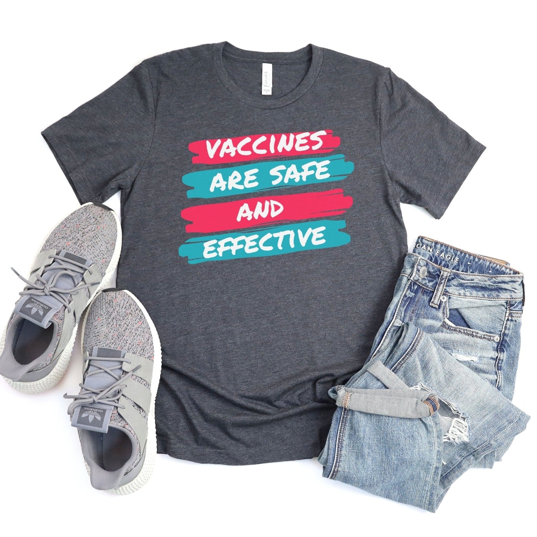 Vaccines Are Safe and Effective Tee - Adverse Reactions - Pharmacy Apparel for Pharmacists, Techs & Students