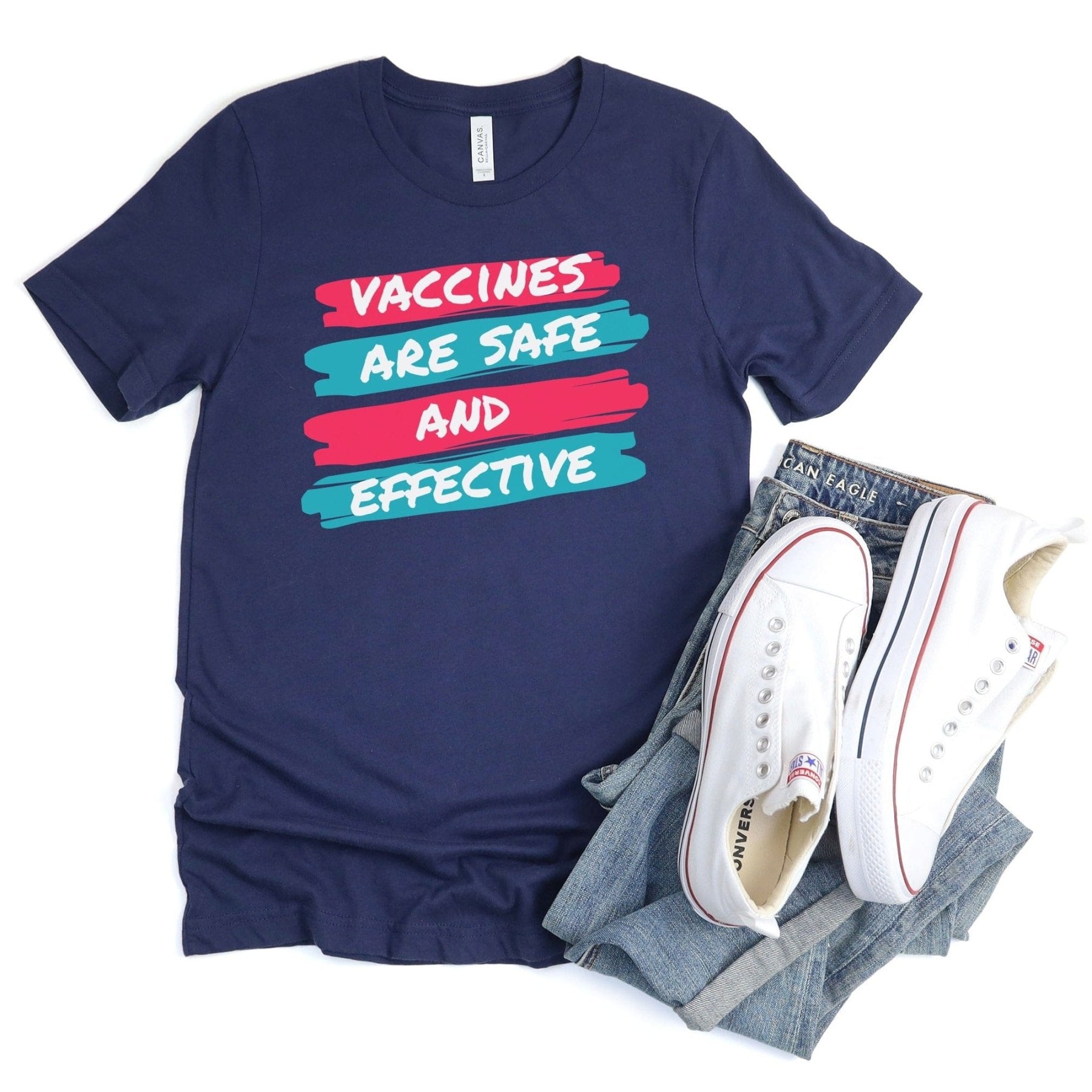 Vaccines Are Safe and Effective Tee - Adverse Reactions